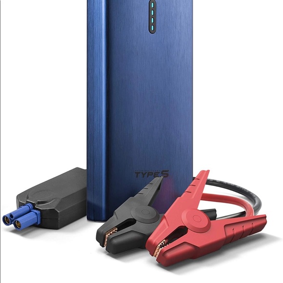 Type S | Car Jump Starter Portable, 12V 500A, Gas 3.0L 4.5L Diesel 10000mAh - Picture 2 of 6